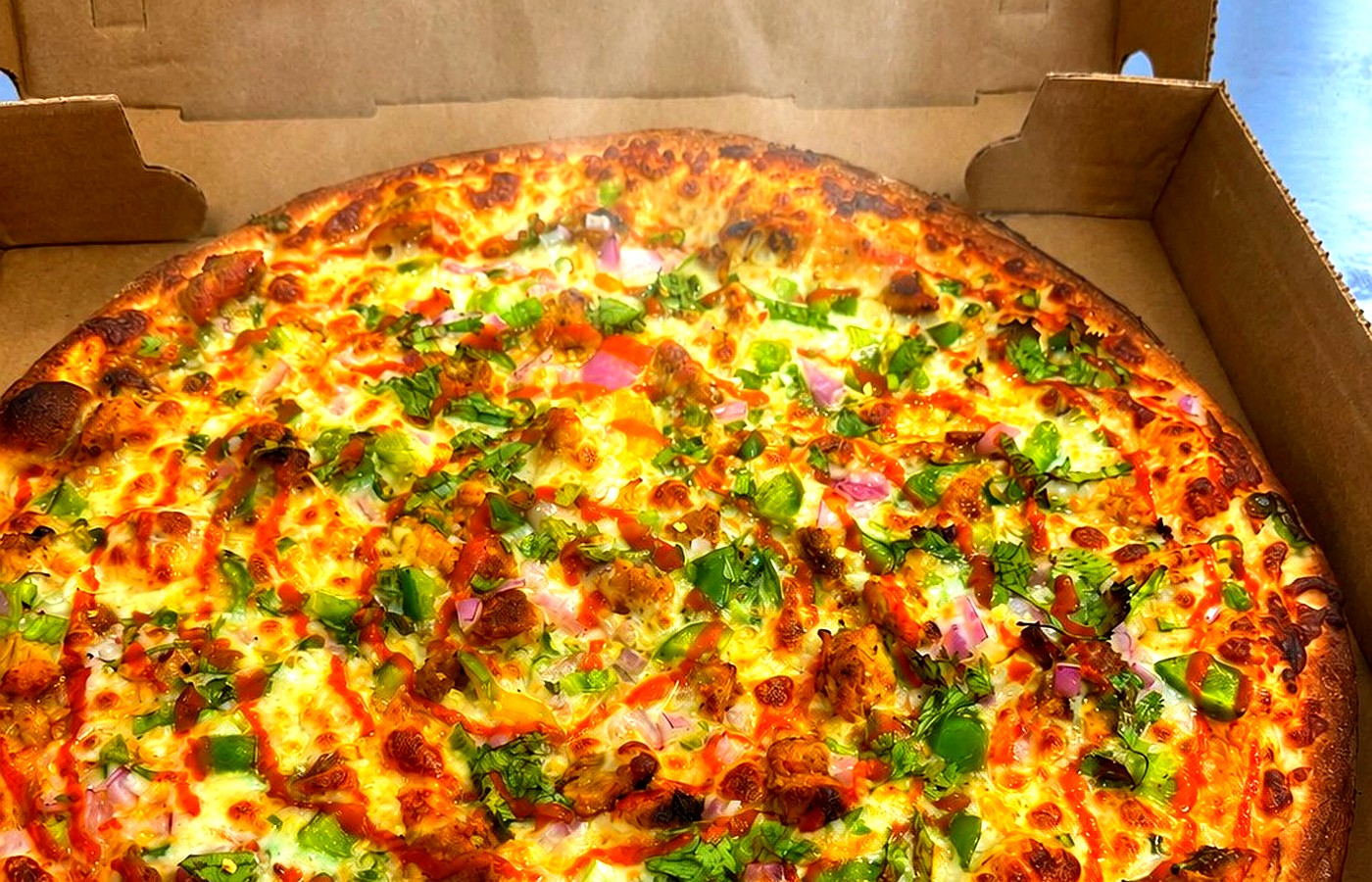 Indo-Italian Fusion Pizza